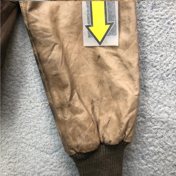 Men's Two-Tone Bomber Jacket - Brown - Picture 7 of 8